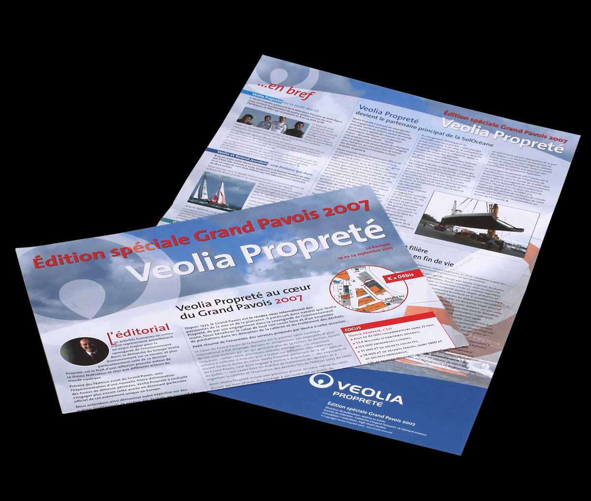 Veolia Propreté - Newsletter - cover and back